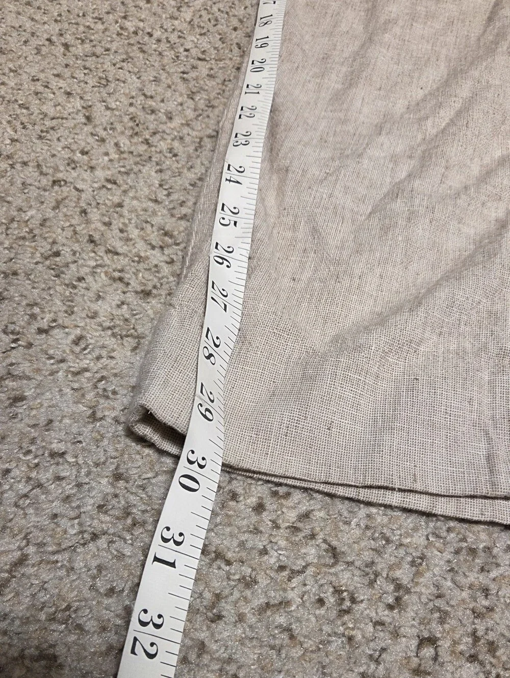 Abercrombie & Fitch Linen Blend Loose Pull On Pants Men's XXL Khaki Light Beige